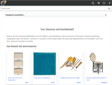 Tablet Screenshot of mathar-keramikshop.de